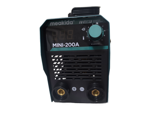 Mini saldatrice 200 ampere ,Meakida completa di accessori