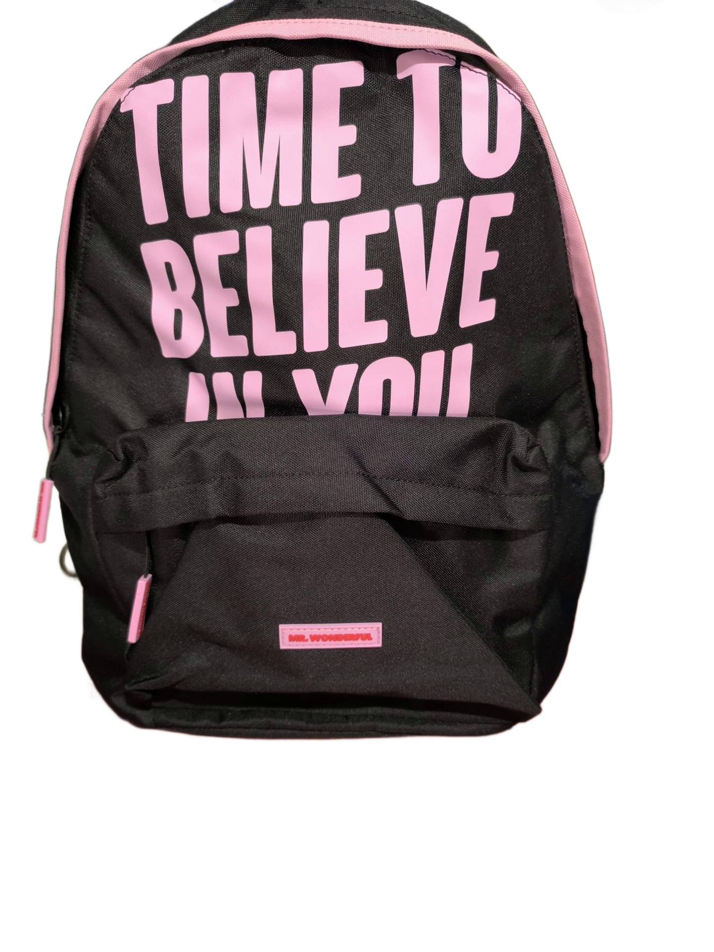Mr. Wonderful Backpack Basic pink Time to believe in you