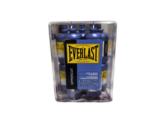 Bagnoschiuma Everlast monouso vacanze e viaggi 10 pezzi a confezione ,profumo buonissimo.