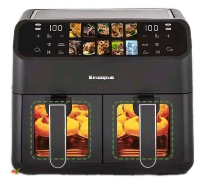 Sinaopus doppio cestello,display a colori touch,con programmi preimpostati.