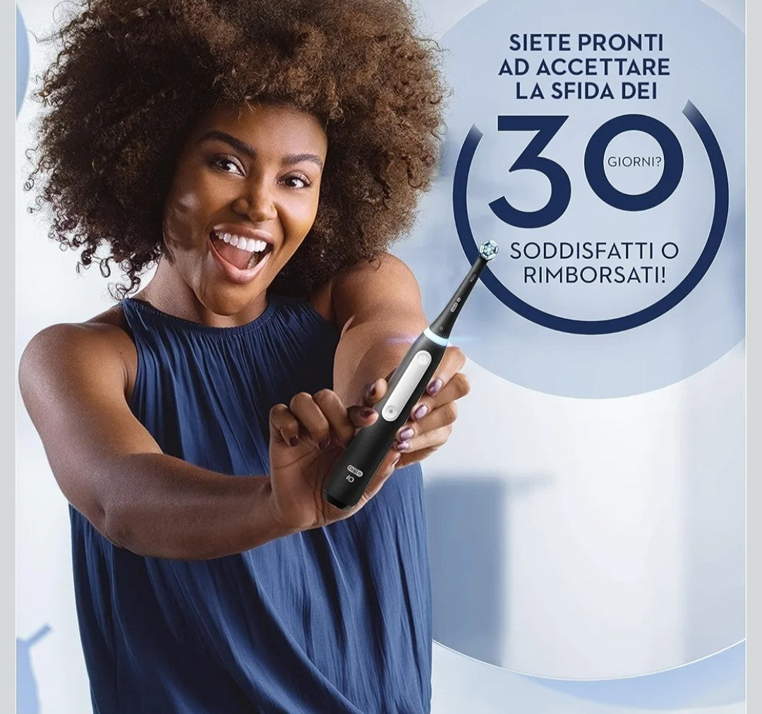 Oral B Spazzolino Elettrico Ricaricabile iO 3 Nero+custodia viaggio+pro Expert .