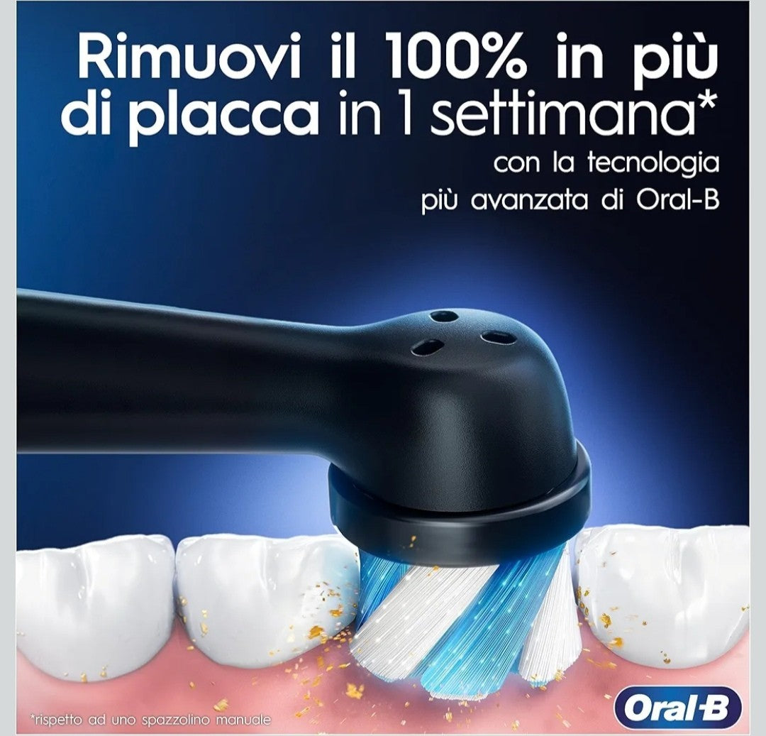 Oral B Spazzolino Elettrico Ricaricabile iO 3 Nero+custodia viaggio+pro Expert .