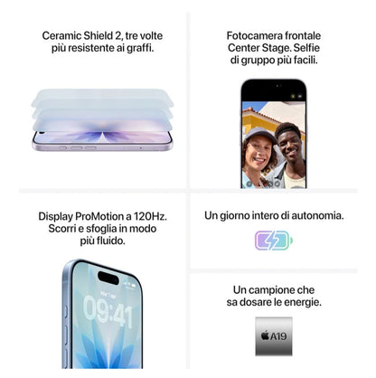 APLLE IPHONE 17 NERO DUAL SIM 256 GIGA