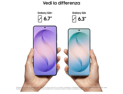 SAMSUNG S942 GALAXY S26 AI 5G DUAL SIM 6.3" OCTA CORE 256GB RAM 12GB ITALIA BLACK