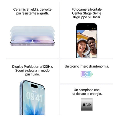 APPLE IPHONE 17 BIANCO DUAL SIM 256 GIGA